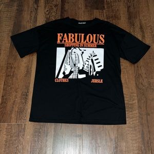 Letter and graphic print boyfriend tee